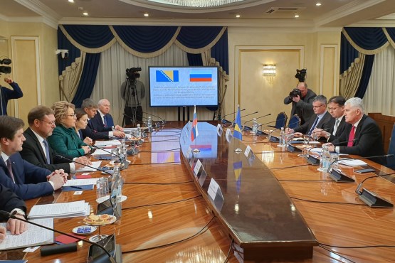 Predsjedavajući Doma naroda PSBiH dr. Dragan Čović sastao se s predsjednicom Gornjeg doma Parlamenta Ruske Federacije