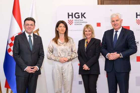 Zamjenik predsjedavajućeg Doma naroda PSBiH dr. Dragan Čović u Zagrebu održao sastanak s predsjednikom Hrvatske gospodarske komore 