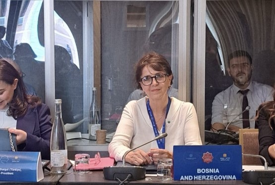 Chair of the PABiH Delegation to the Parliamentary Assembly of the Mediterranean, Rejhana Dervišević, addressed the members of the Advisory Board Coordination Meeting of the PAM Women's Parliamentary Forum