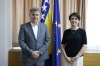 Предсједавајући Представничког дома ПСБиХ др Денис Звиздић одржао састанак са водитељком Програма ICMP за Западни Балкан 