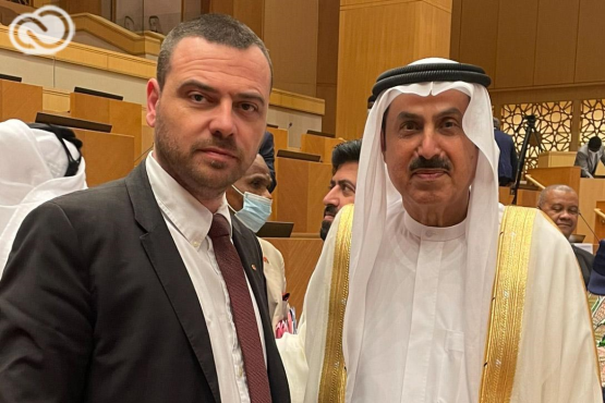 Zastupnik u Zastupničkom domu Saša Magazinović u Parlamentu Ujedinjenih Arapskih Emirata govorio o anagažmanu GCTP na Balkanu