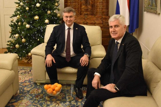 Zamjenik predsjedavajućeg Doma naroda dr. Dragan Čović sastao se u Zagrebu s predsjednikom Vlade Republike Hrvatske 